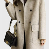 Camille — Classic Double-Breasted Wool Coat