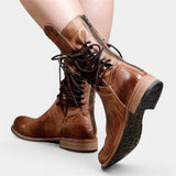 Winnie — Leather Ankle Boots