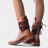 Winnie — Leather Ankle Boots