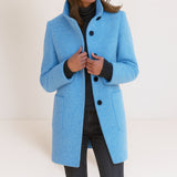 Stella — High-Collar Wool Jacket
