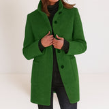 Stella — High-Collar Wool Jacket