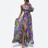 Odette — Asymmetric Dress with One Sleeve