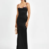 Jane — Long Satin Dress