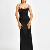 Jane — Long Satin Dress