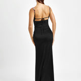 Jane — Long Satin Dress