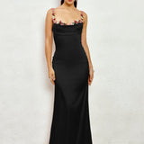 Jane — Long Satin Dress