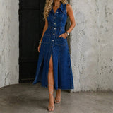 Adeline - Open-Front Waistcoat Dress