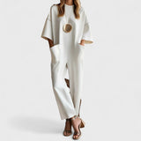 Gillian — Elegant Jumpsuit with a Short Sleeve