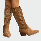 Dolores — Embroidered Western Boots