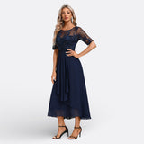 Pansy — Lace Midi Dress