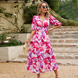 Jasmine — Enchanting Gown with a V-Neckline