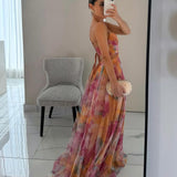 Kathleen — Long Floral Dress