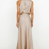 Marina — Elegant Evening Dress with a Halter Neckline
