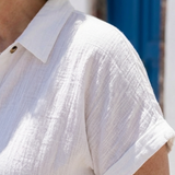 Eloise — Short-Sleeve Midi Dress with a Front Pocket