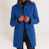 Stella — High-Collar Wool Jacket