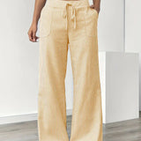 Alina | Elegant Striped Trousers with Pockets