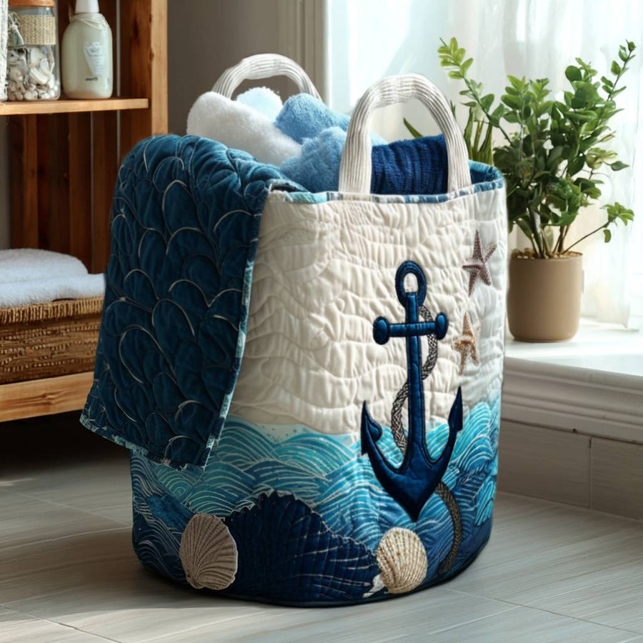 Anchor Away - Laundry Basket