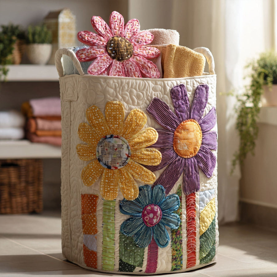 Antique Floral - Laundry Basket