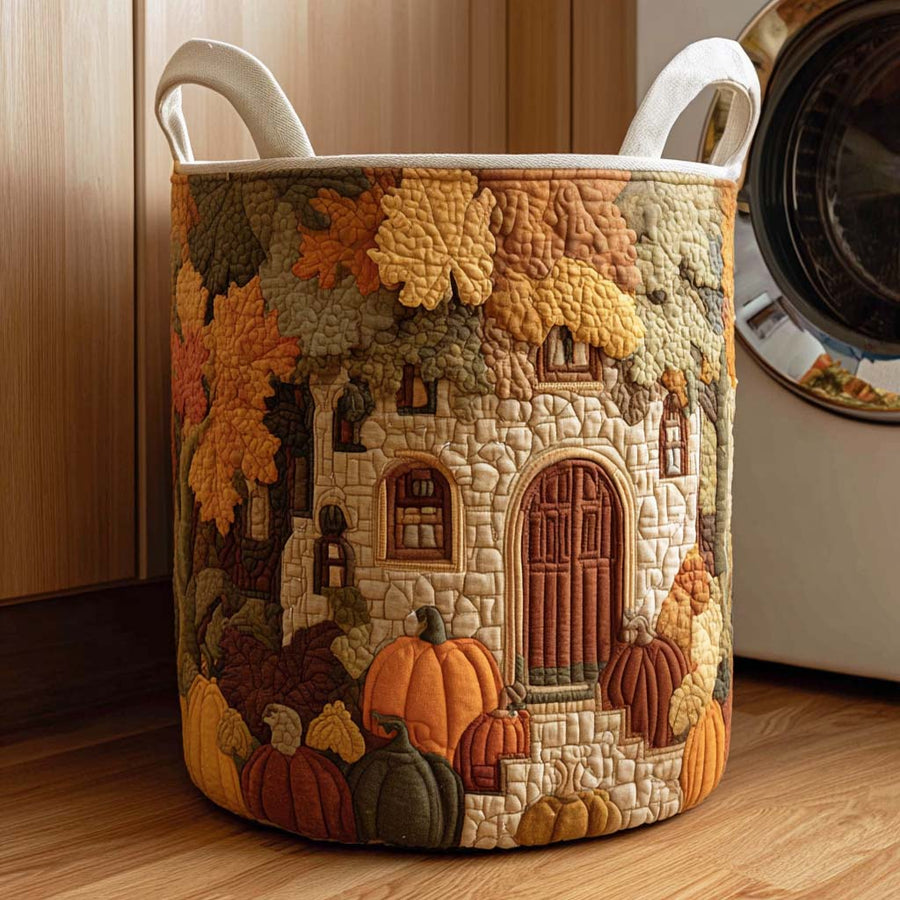 Autumn Leaves Dance - Laundry Basket