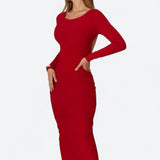 Marianne — Elegant Open-Back Dress