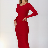Marianne — Elegant Open-Back Dress