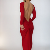 Marianne — Elegant Open-Back Dress