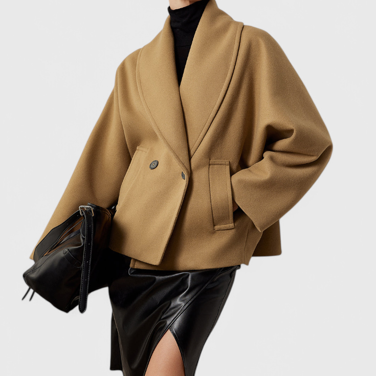 Helena — Oversized Tweed Coat