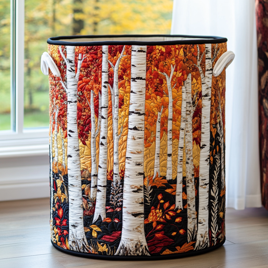 Birch Leaves - Laundry Basket