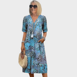 Penelope — Printed Midi Dress