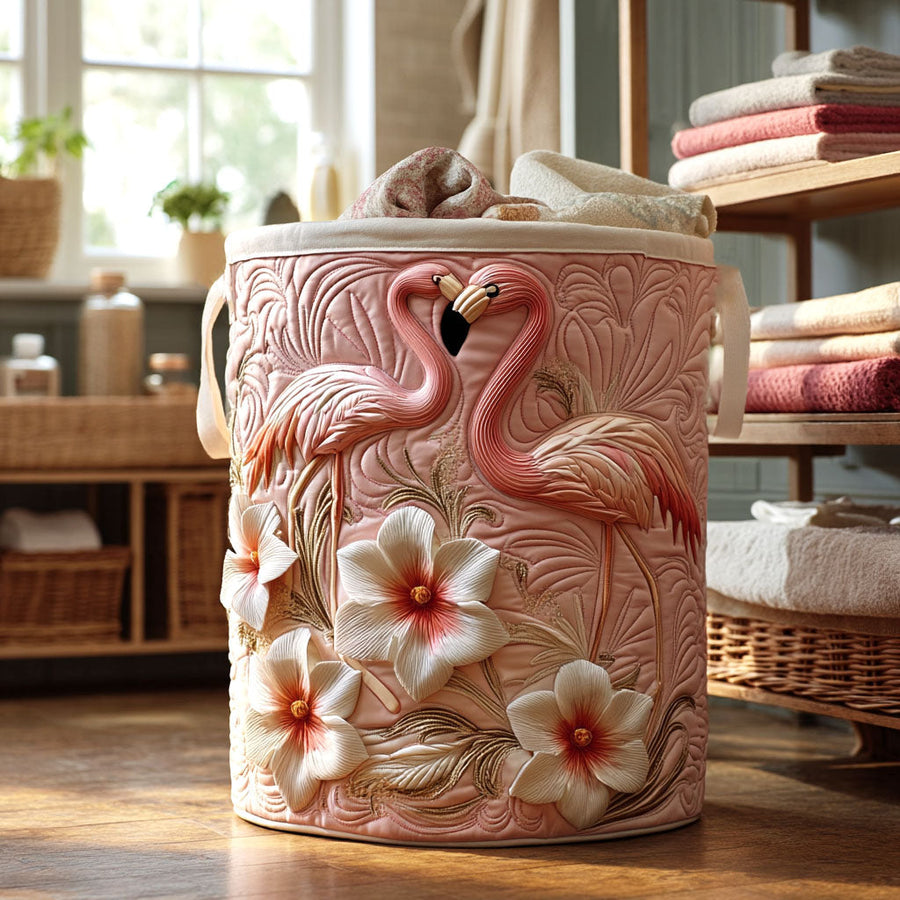 Bloom Flamingo - Laundry Basket