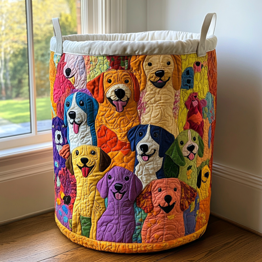 Bright Dogs - Laundry Basket