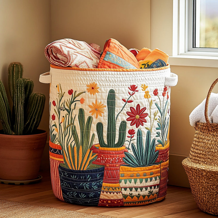 Cactus Sunset - Laundry Basket