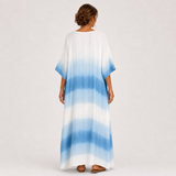 Jamila — Blue Ombré Kaftan