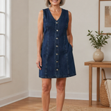 Olivia - Casual Denim Dress