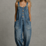 Harriet - Stylish Denim Jumpsuit with Pockets