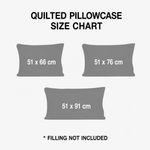 Owl in Bloom quilted cushion cover