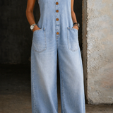 Florence - Vintage Washed Cotton Dungarees