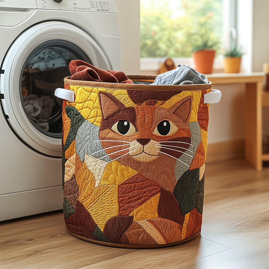 Cozy Cat - Laundry Basket