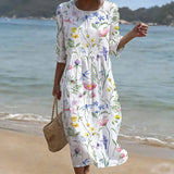 Bethany — Dress with floral print