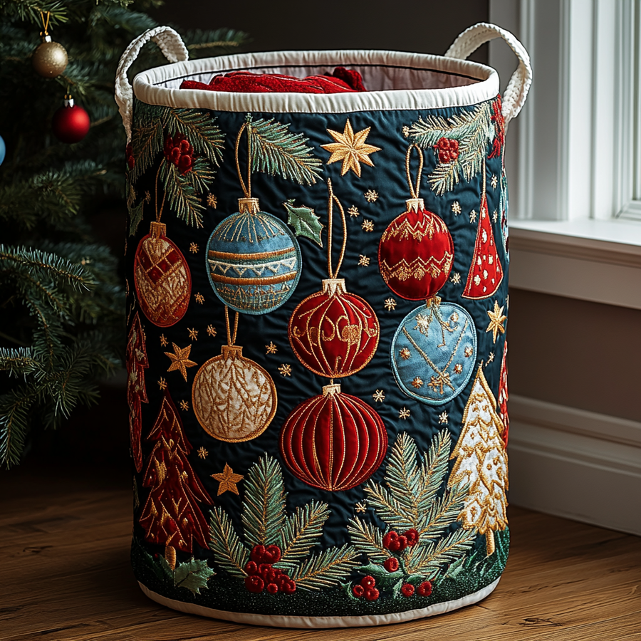 Festive Charm - Laundry Basket