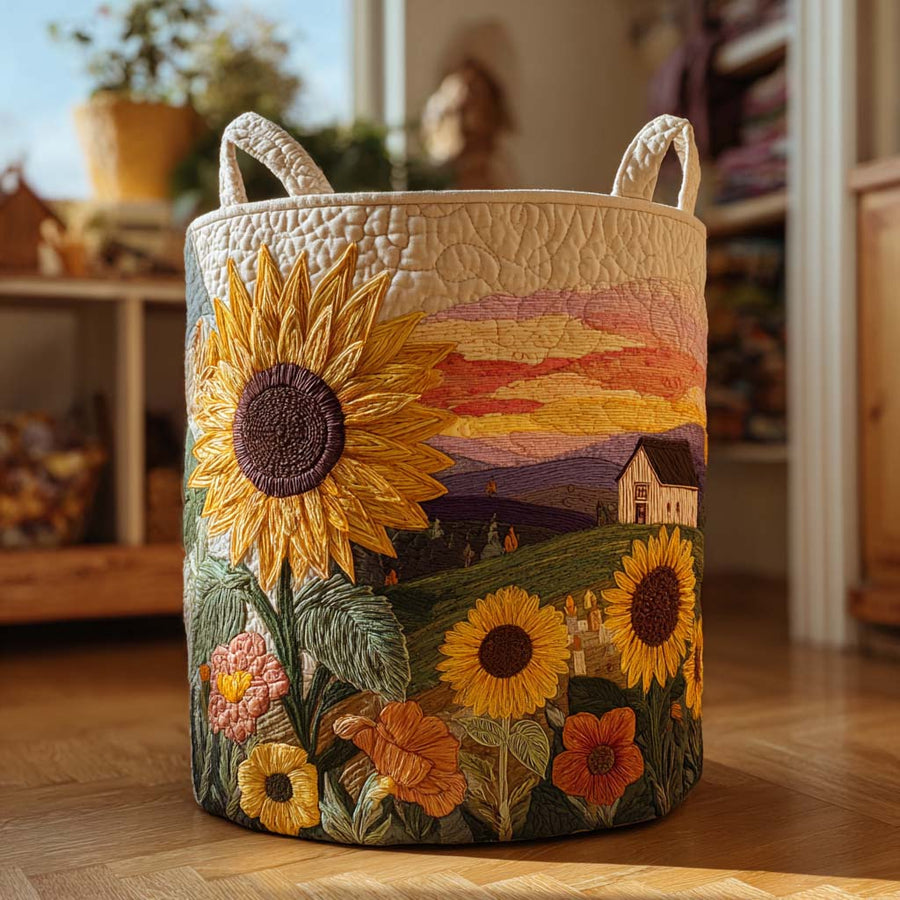 Flourishing Sunshine - Laundry Basket