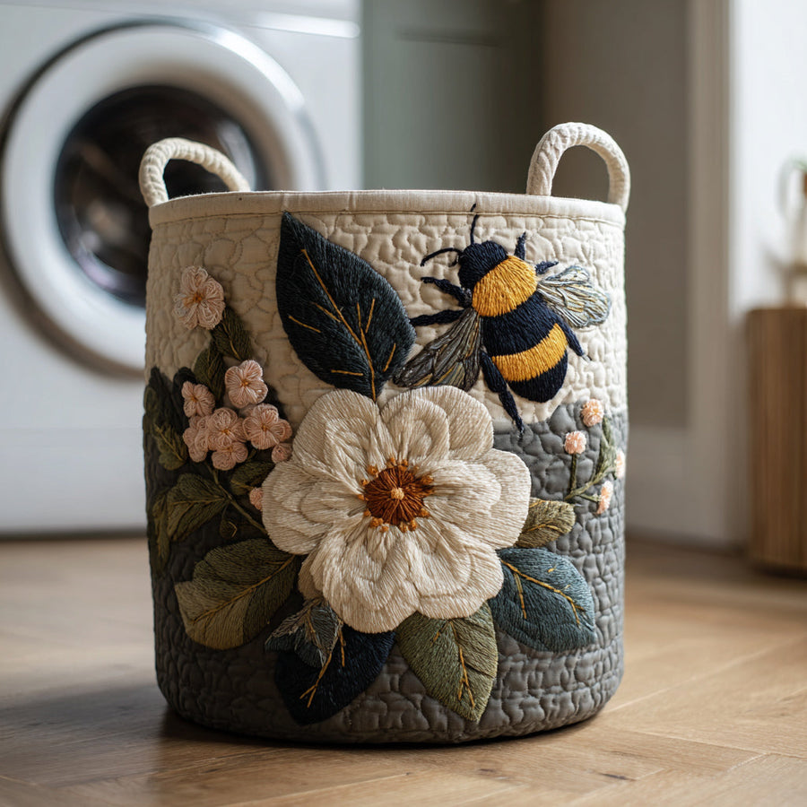 Flower Bee - Laundry Basket