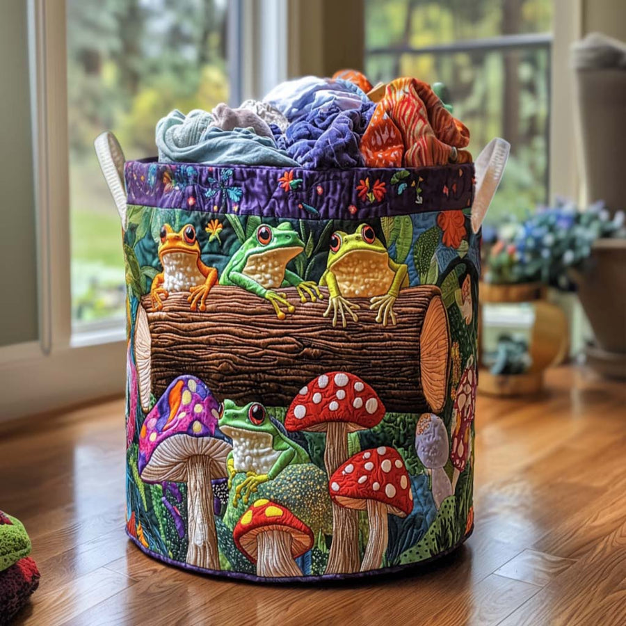 Frog Family - Laundry Basket