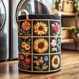 Golden Patch Sunflower - Laundry Basket