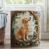 Golden Retriever Field - Laundry Basket