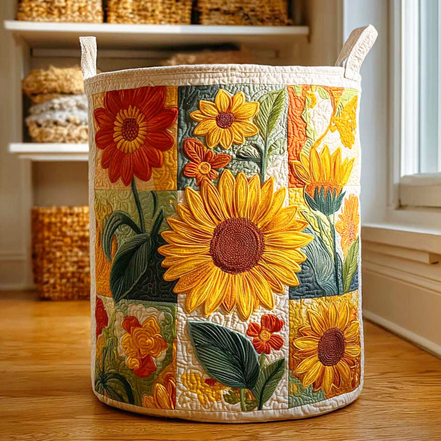 Golden Sunburst - Laundry Basket