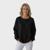 Martha — Ribbed-Knit Jumper