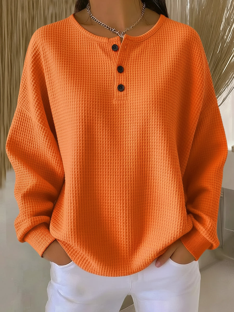 Helle | Waffle Knit Cosy Jumper