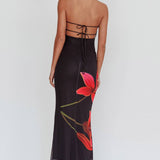 Madeleine — Floral Dress Strapless
