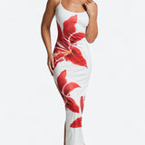 Martha — Floral Midi Dress